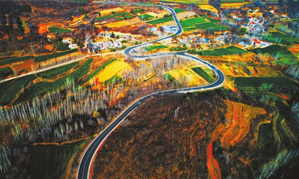 垣曲县新城至毛家湾乡镇公路改造项目路基已贯通